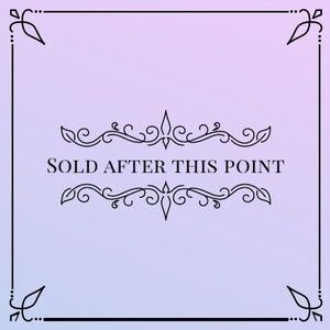 All items after this post are sold!